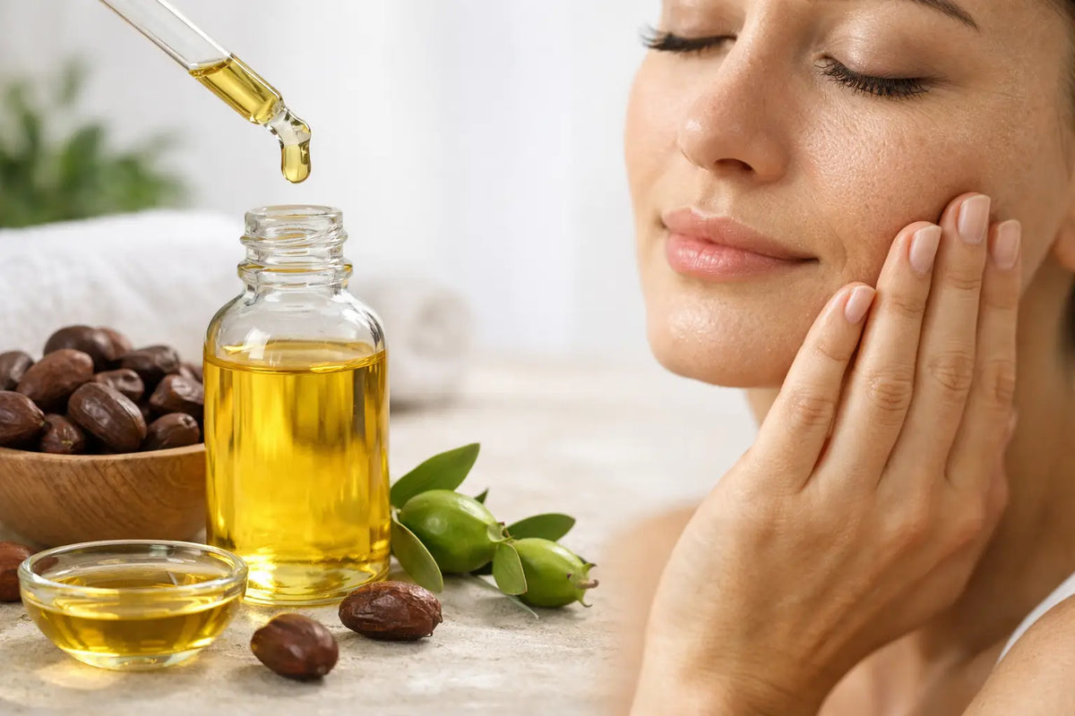 Olio jojoba: cosa fa davvero alla pelle secca