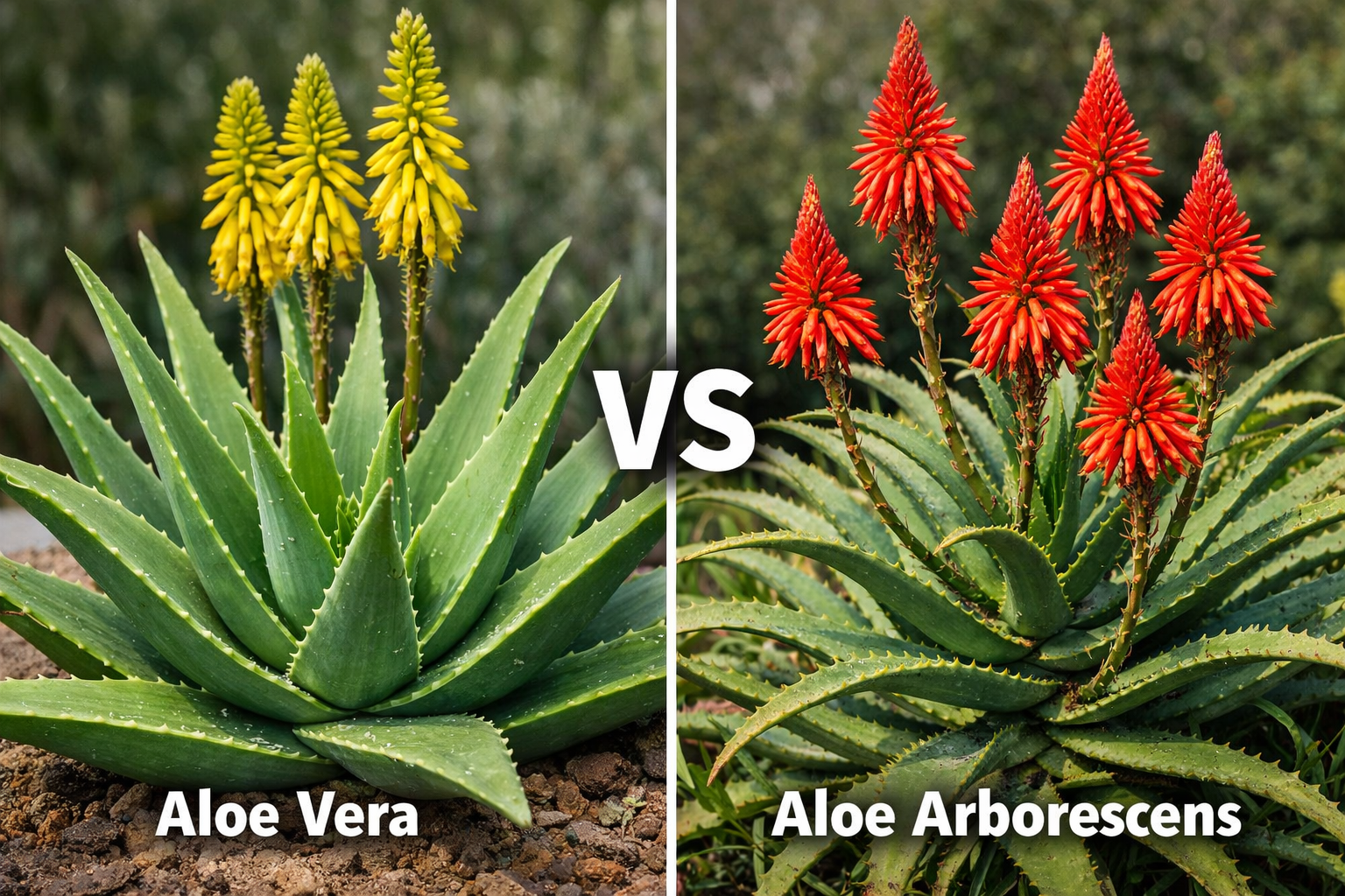 Differenza Aloe Vera e Aloe Arborescens