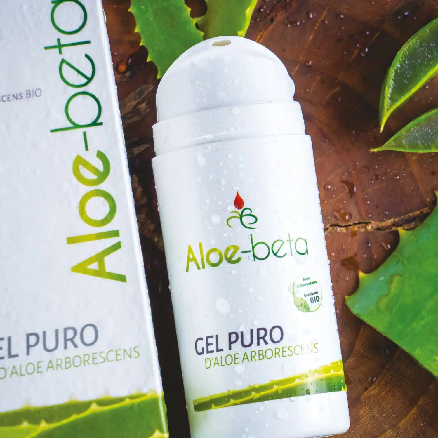 Aloe-beta® Gel de Aloe Arborescens orgánico puro al 99% 